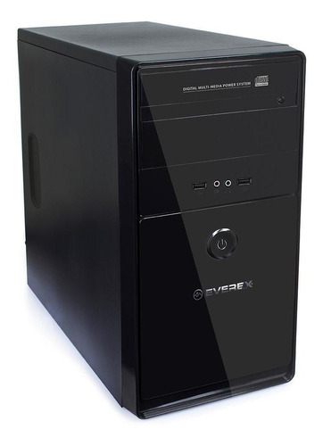 Pc Desktop Everex Intel Dualcore 2gb 320gb Dvd Hdmi+tecl/mou