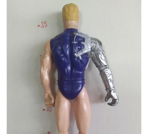 Boneco Psy Max Steel, Matteeel 1998. Antigo Vilão. (Usado)