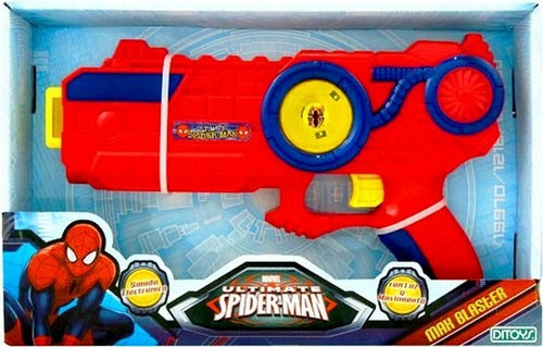 Pistola Con Sonido Spiderman Hombre Araña Max Blaster Ditoys