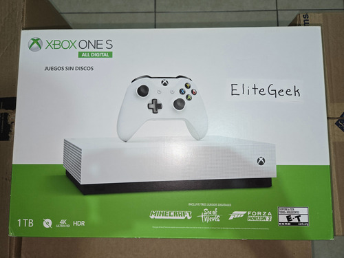 Xbox One S 1tb Nuevo Sellado + 3 Juegos (Usado)