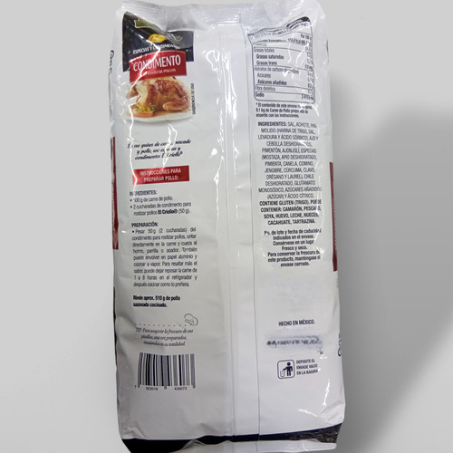 Condimento Rostizar Pollos Criollo 10kg