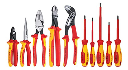 Herramientas De Knipex Lp - 9k989831us 10 -piece 1000v Aisla