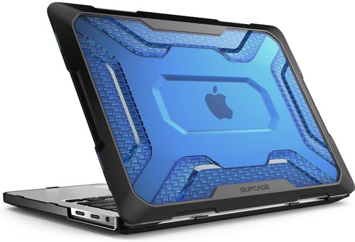 Funda Para Macbook Pro 13 (2016-2020), Rigida/azul/goma