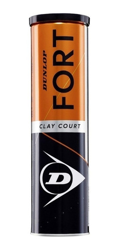 Imagen 1 de 1 de Pelotas De Tenis Dunlop Fort Clay X4