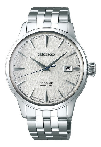 Relógio Seiko Srpc97j1 Presage Automatico Ed Limitada Japan Cor Da Correia Prateado Cor Do Bisel Prateado Cor Do Fundo Branco