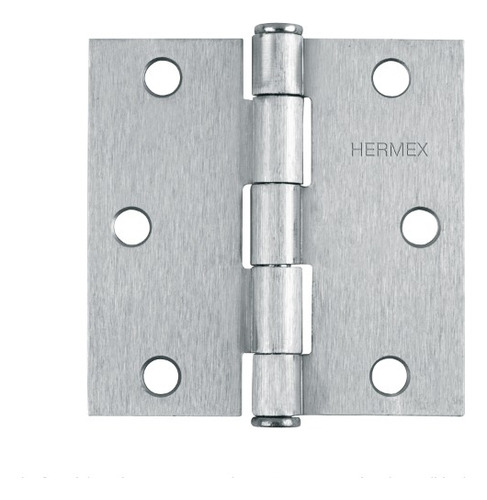 Bisagra Cuadrada 64mm Hermex 43260 Incluye Tornillos X  Und