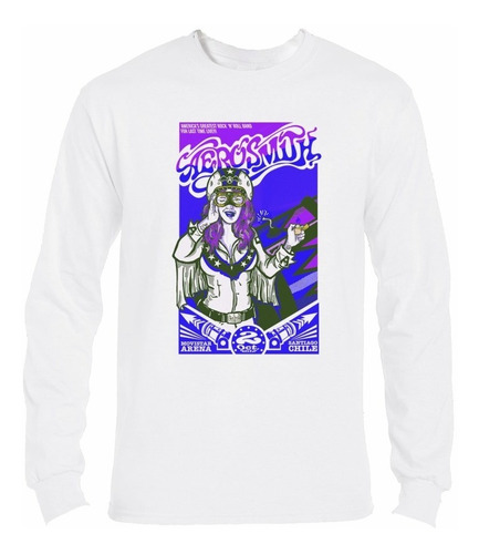 Polera Ml Aerosmith Chile Rock Abominatron