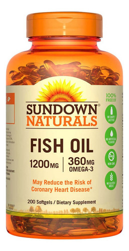 Extra Strength Fish Oil 1200mg - 200 Soft