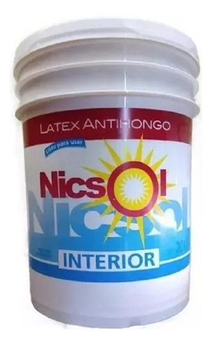 Pintura Latex Interior Nicsol X 1 Litro