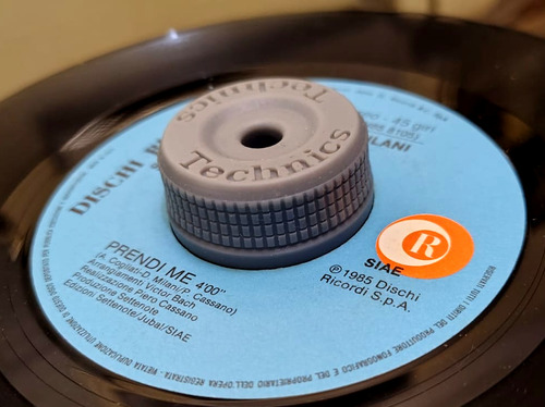 Technics Adaptador Para Disco Vinilo De 7 Pulgadas Azul