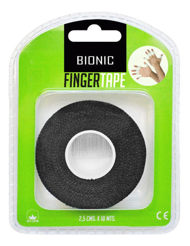 Imagen 2 de 2 de Venda Bionic Finger Tape Negro