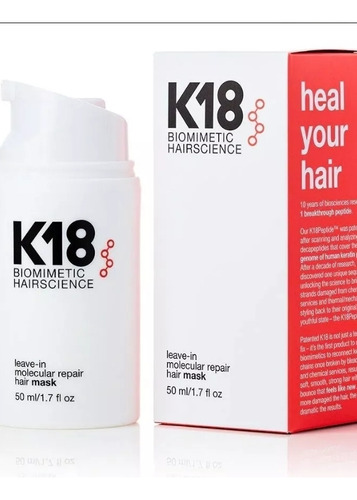 Máscara K18 Molecular Repair Hair Mask Reparación De 50ml