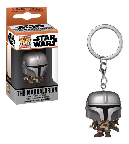 Funko Pocket Pop! Llavero The Mandalorian Star Wars Original