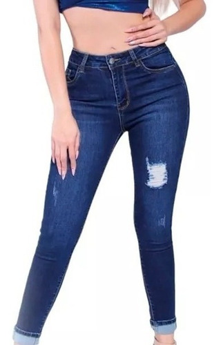 Jeans Mujer Mezclilla Suave Strech P12