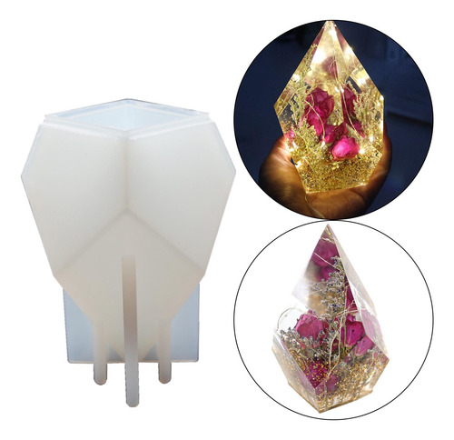Soporte De Molde De Resina Epoxi De Cristal, 130x100x100mm