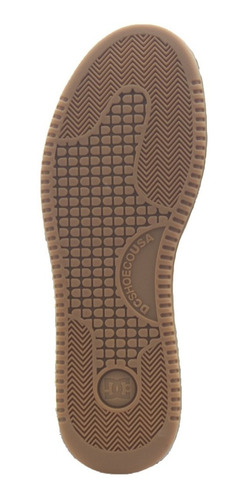 Zapatilla Dc Shoes Modelo Plaza Tc Ss Gris Tiza Marrón Nueva