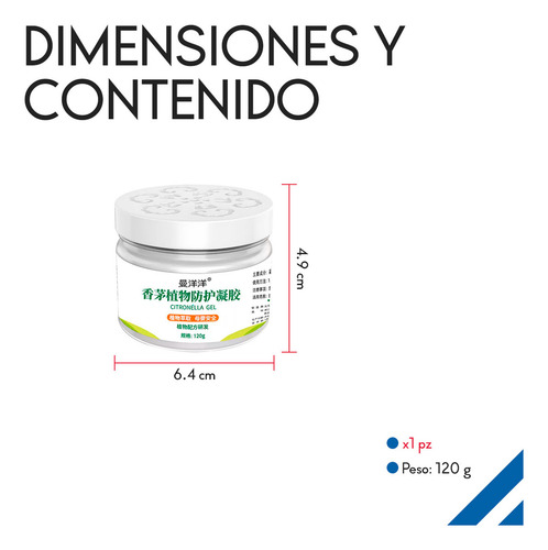 Repelentes De Mosquitos Insectos Diler Natural En Gel No Toxico Para Ambiente Aroma Fresco De Citronela