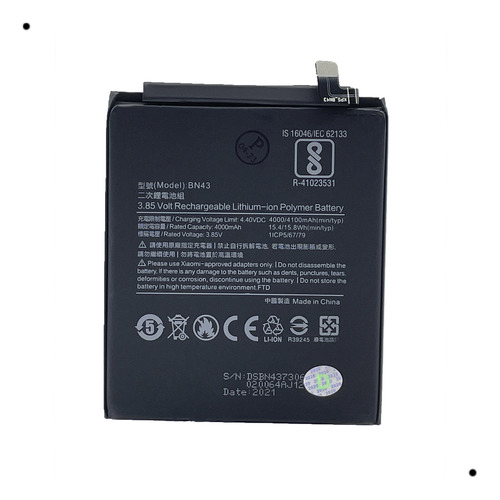 Ba-teria Bn43 Compativel Com Xiaomi Redmi Note 4 / Note 4x