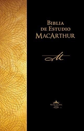 Libro Biblia Estudio Macarthur Reina Valera 1960 Tapa Blanda