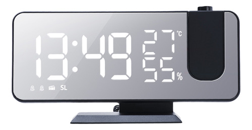 Reloj Despertador Con Higrómetro De Temperatura De Proyecció