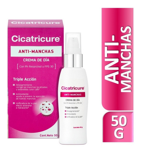 Crema Facial Cicatricure Anti-manchas Dia X 50gr