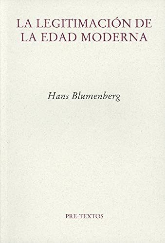 Ala Legitimacion De La Edad Moderna - Blumenberg Hans