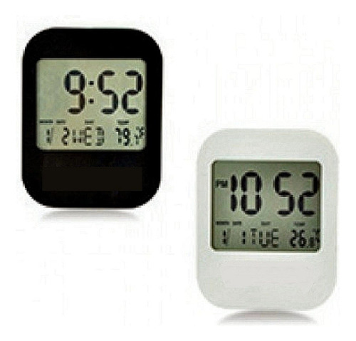 Reloj Despertador Pack X2 Alarma Square Temperatura V.crespo