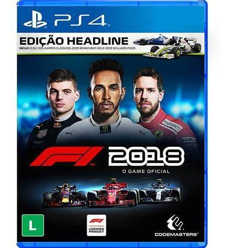 Jogo Para Ps4 F1 2018