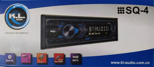 Radio para carro KL SQ-4 con USB y bluetooth
