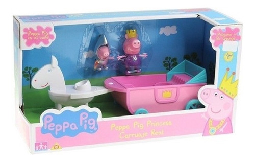 Figura Peppa Pig Con Carruaje Princesas