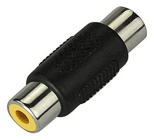 4 Conector De Sonido Y Adaptador De Acoplador Av Rca 1rca