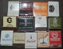 Comprar Lote De 13 Cajas De Fosforos Antiguas - Hoteles - Años 70