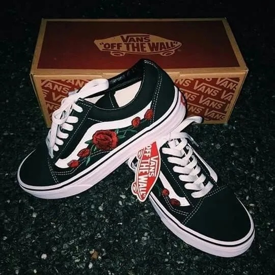 tênis vans old skool lux floral