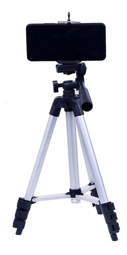 Tripie Semi Profesional Camara Celular Aluminio + Funda 1m