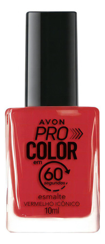 Esmalte Avon True, Mark Ou Crystal - Cores À Escolher. Cor Vermelho Icônico 60s