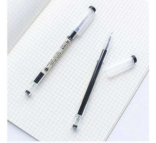 Boligrafo Lapicera De Gel Bemlp De Tinta Negra De 0.35mm