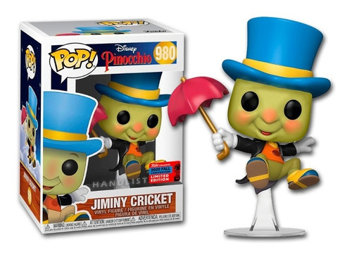 Funko Pop Pinocchio - Jiminy Cricket Con Paraguas 980