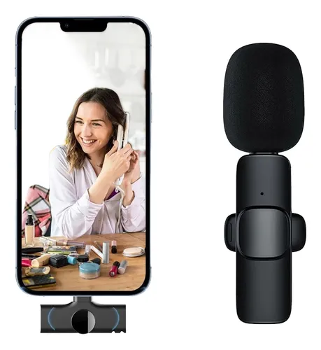Microfono Solapero Inalambrico De Usb C Para Android Omnidireccional Alta Calidad Everest