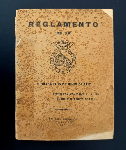 Antiguo Reglamento Para Choferes Caracas 1951, Oferta!!!