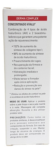Sérum Concentrado Adcos Hyalu 6+ 30ml P/todos Tipo De Pele Todo Tipo De Pele Dia/noite