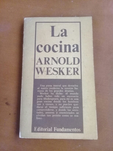La Cocina. Arnold Wesker. Teatro