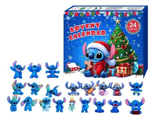 comprar Caja Para Calendarios De Adviento Navideños De Stitch, 24 Un