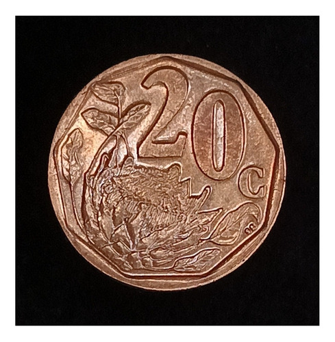 Sudáfrica 20 Cents 2006 Excelente Km 488 Leyenda En Xhosa