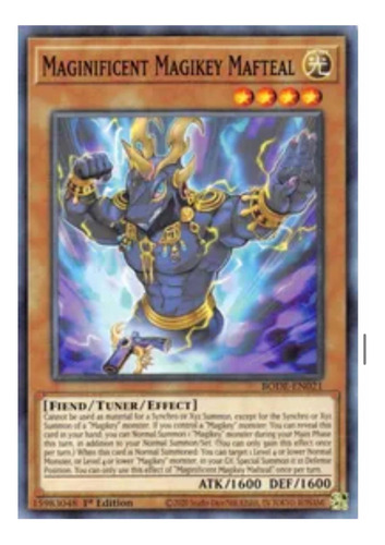 Yugioh! Maginificent Magikey Mafteal