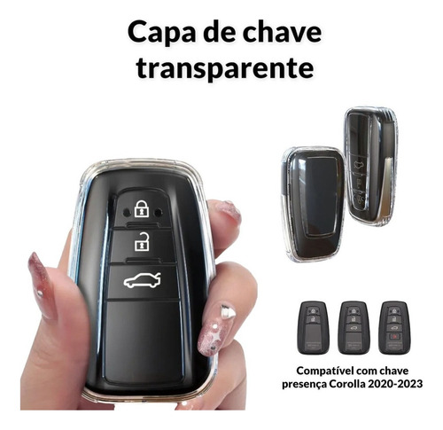Funda Tpu Llave Toyota Corolla Presencia Transp Protección