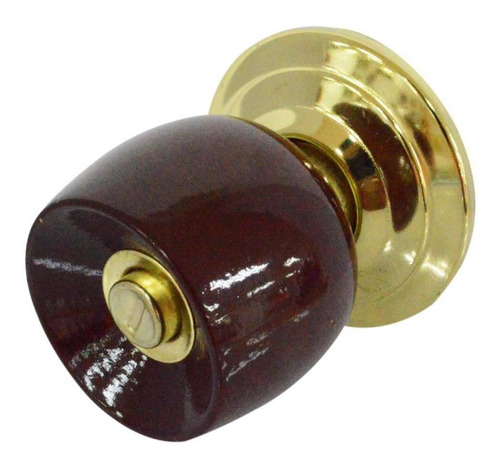 Chapa Bola Alcoba P/madera Uduke Color Vinotinto