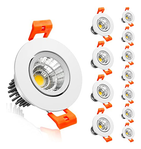 Downlight Led De 2 Pulgadas, 3w, Empotrable, Regulable,...