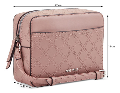 Bolsa Cross Body Para Mujer Nine West Rosa Nye558270