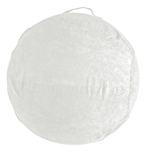 Cubierta De Pelota De Yoga Blanco Sentado Bolas 65cm