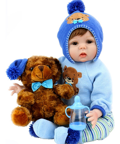 Aori Reborn Baby Dolls Boy - Muñeca Realista De Bebé Reci.